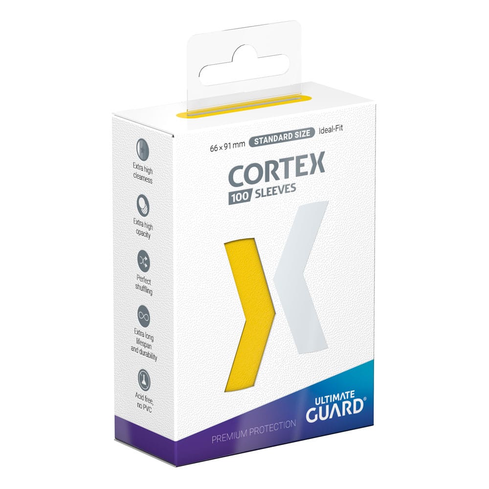 Ultimate Guard Cortex Sleeves Tamaño Estándar Yellow (100) Frikytopia