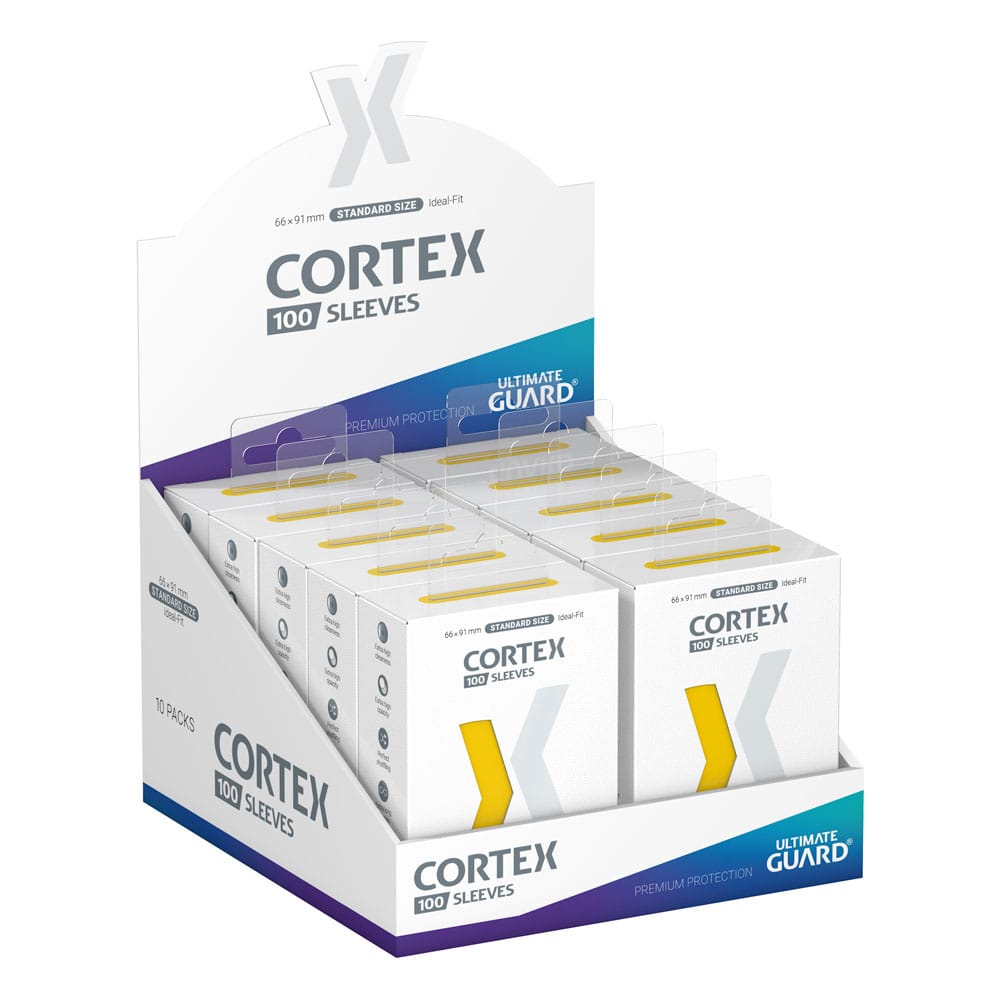 Ultimate Guard Cortex Sleeves Tamaño Estándar Yellow (100)
