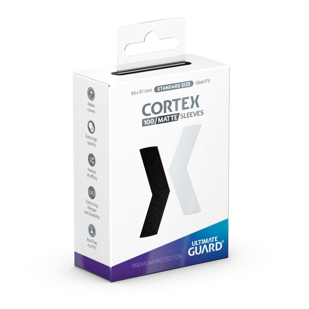 Ultimate Guard Cortex Sleeves Tamaño Estándar Negro Mate (100) Frikytopia