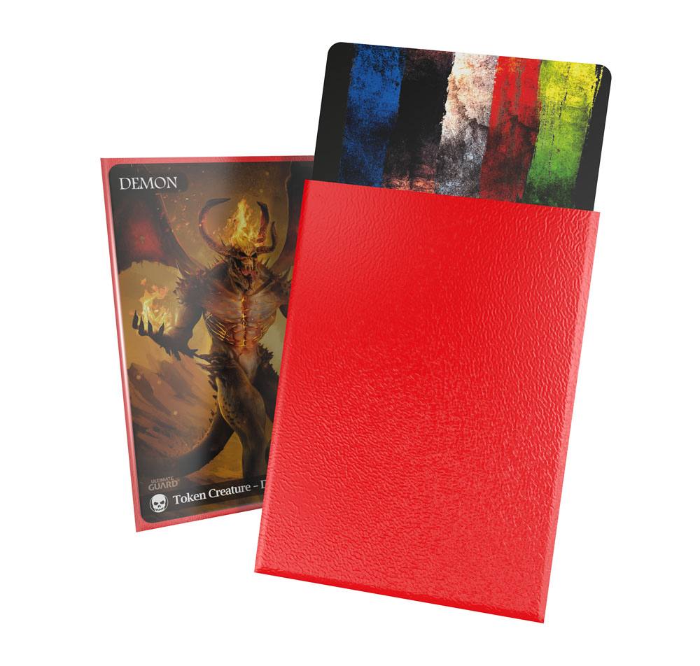 Ultimate Guard Cortex Sleeves Tamaño Estándar Rojo Mate (100)