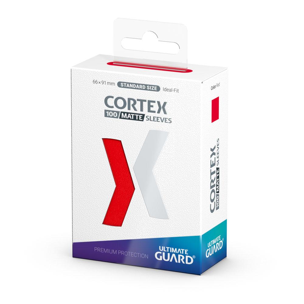 Ultimate Guard Cortex Sleeves Tamaño Estándar Rojo Mate (100)