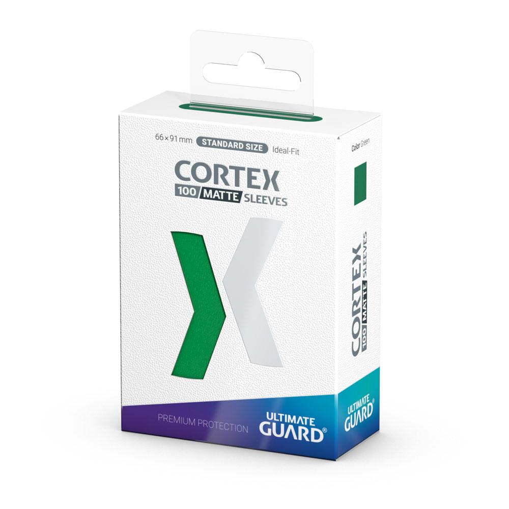 Ultimate Guard Cortex Sleeves Tamaño Estándar Verde Mate (100)