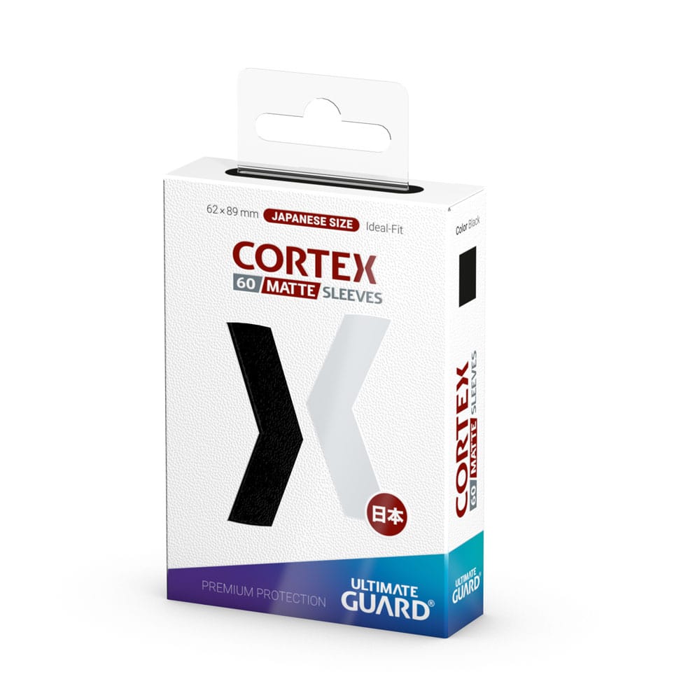 Ultimate Guard Cortex Sleeves Tamaño Japonés Negro Mate (60)