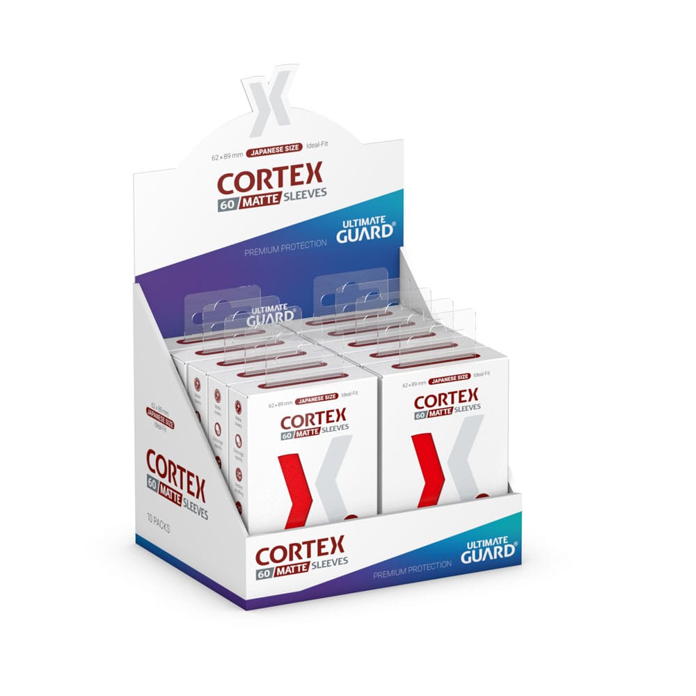 Ultimate Guard Cortex Sleeves Tamaño Japonés Rojo Mate (60)