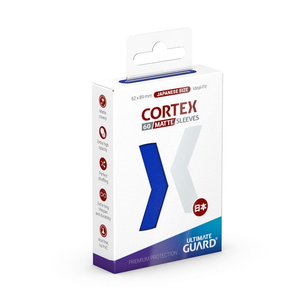 Ultimate Guard Cortex Sleeves Tamaño Japonés Azul Mate (60) Frikytopia