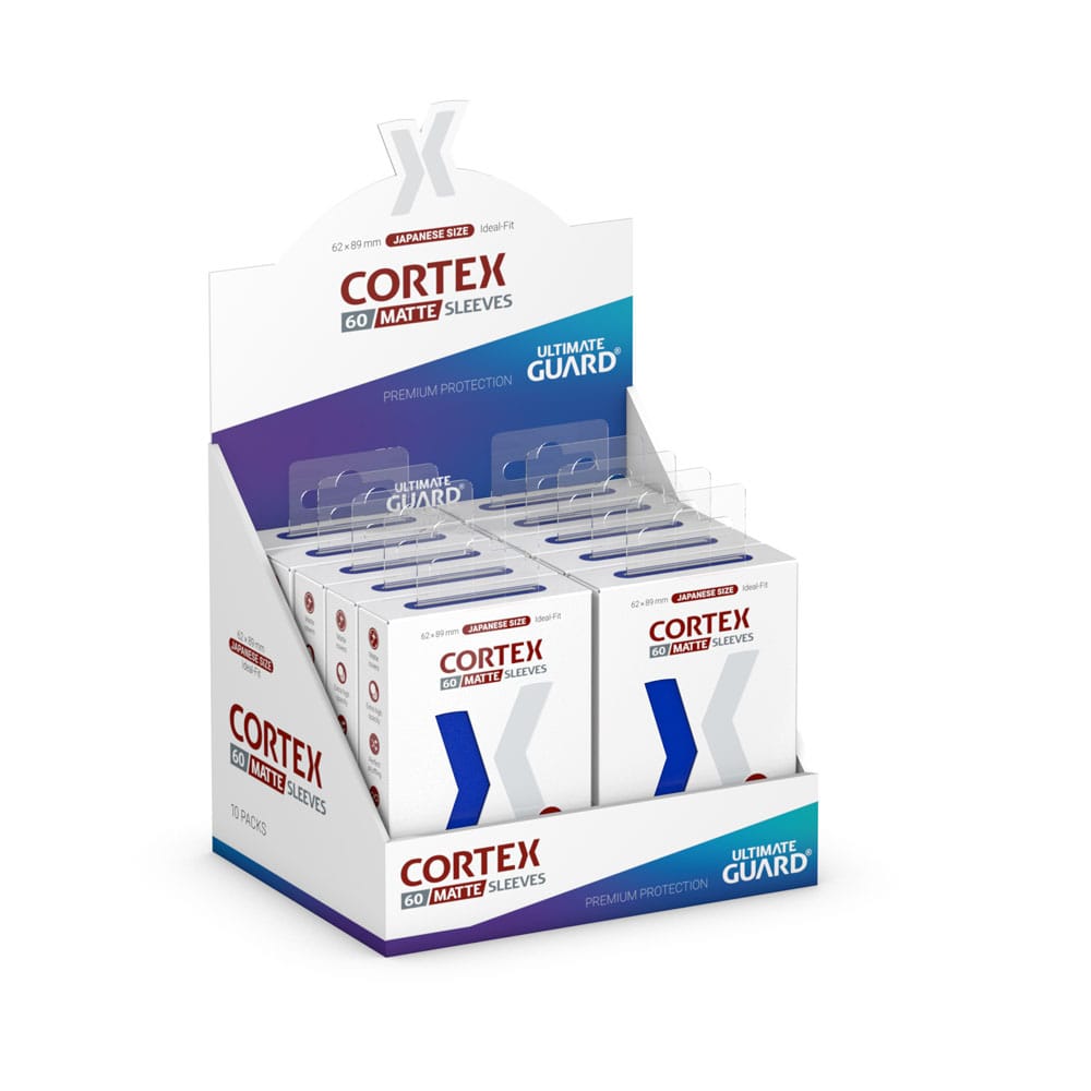 Ultimate Guard Cortex Sleeves Tamaño Japonés Azul Mate (60)
