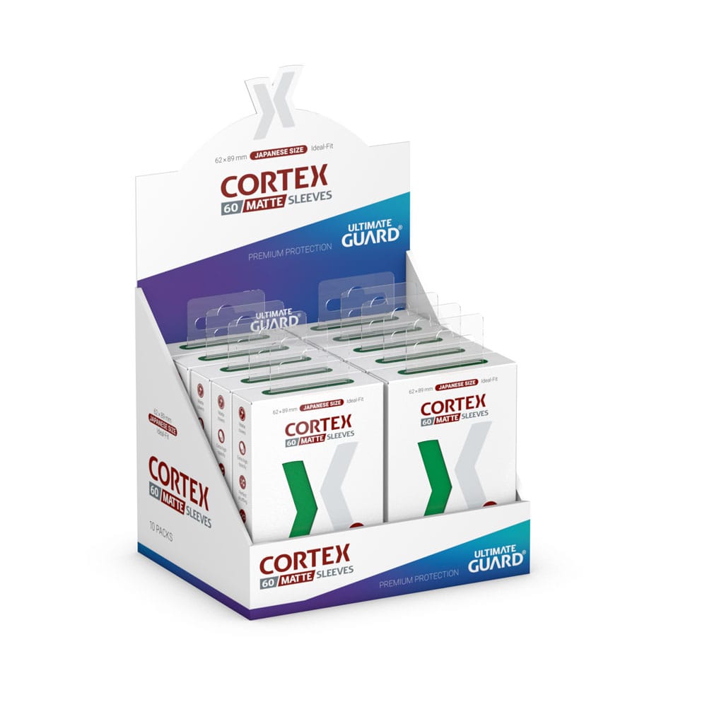 Ultimate Guard Cortex Sleeves Tamaño Japonés Verde Mate (60)