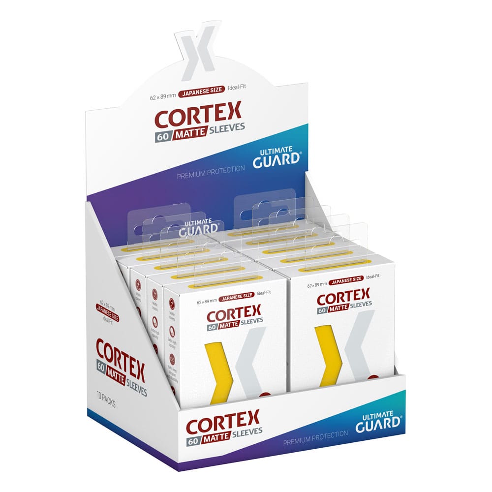 Ultimate Guard Cortex Sleeves Tamaño Japonés Matte Yellow (60)