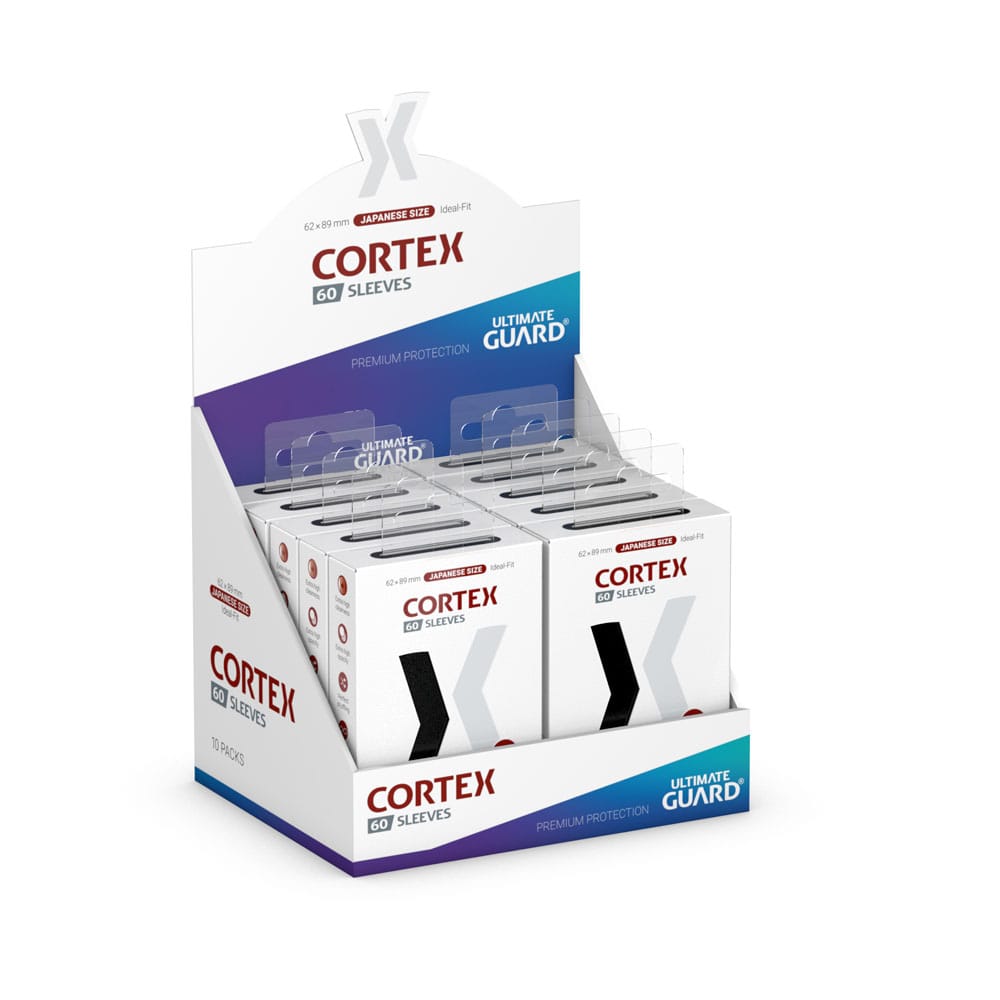 Ultimate Guard Cortex Sleeves Tamaño Japonés Negro (60)