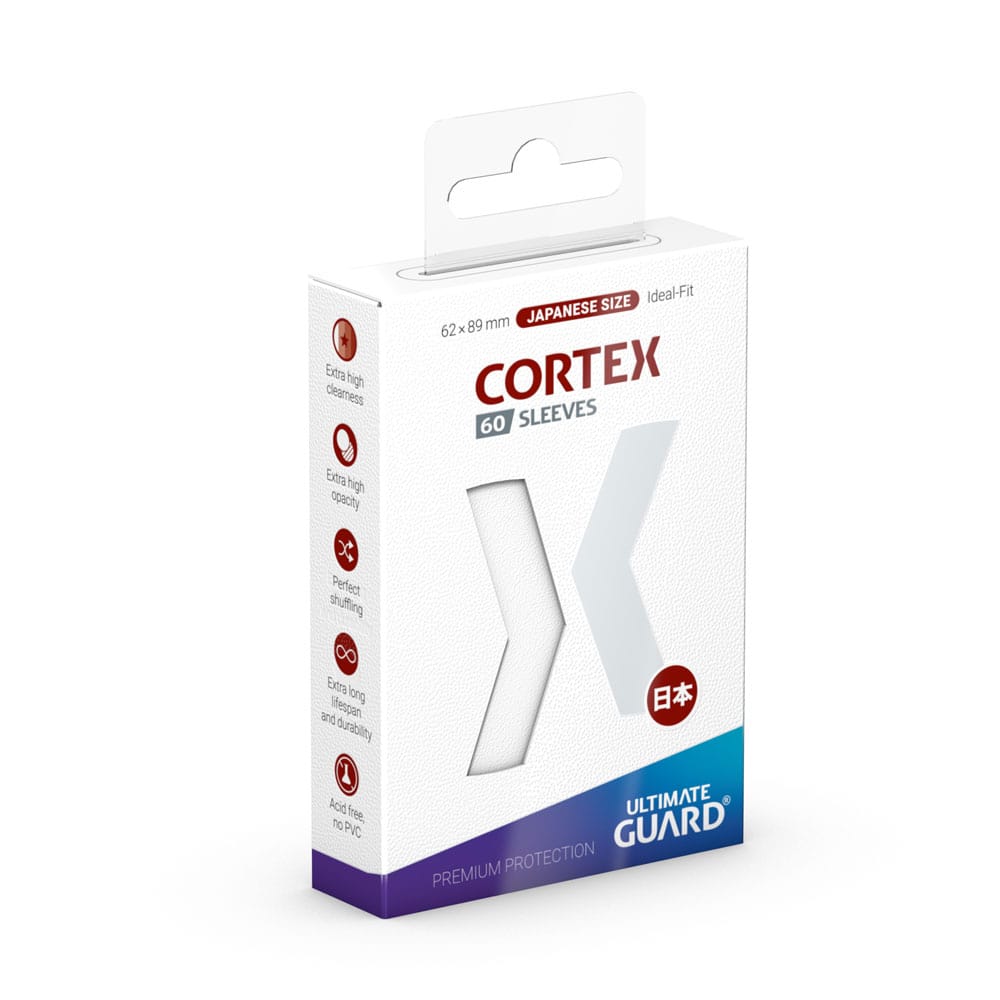 Ultimate Guard Cortex Sleeves Tamaño Japonés Blanco (60) Frikytopia