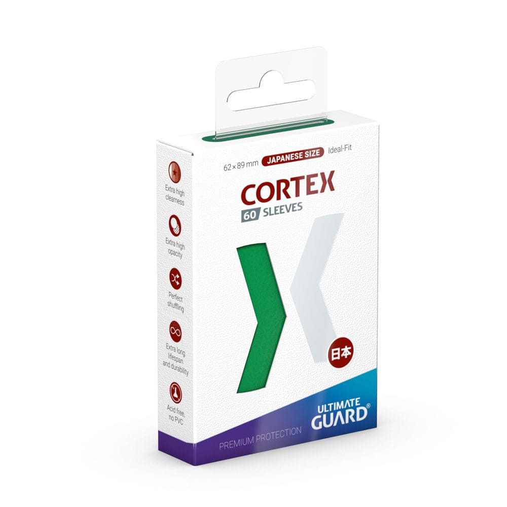 Ultimate Guard Cortex Sleeves Tamaño Japonés Verde (60) Frikytopia
