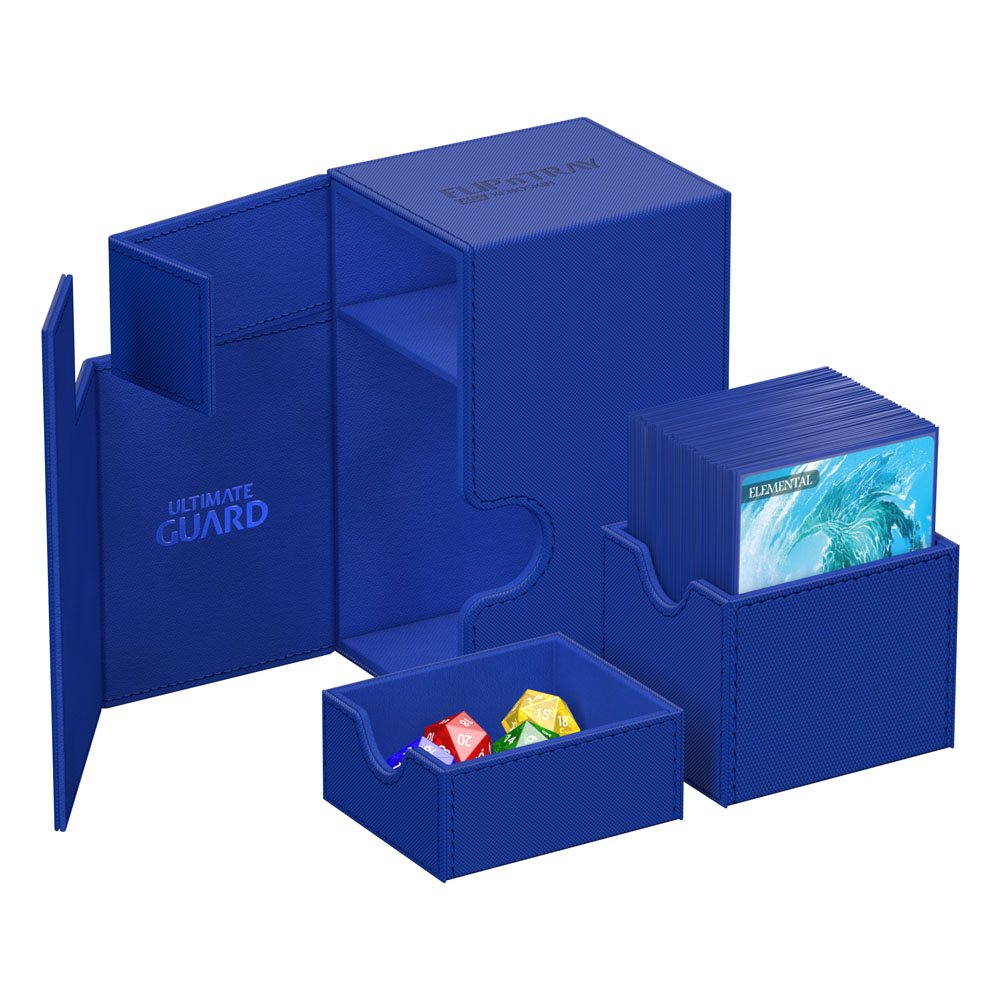 Ultimate Guard Flip`n`Tray 80+ XenoSkin Monocolor Azul