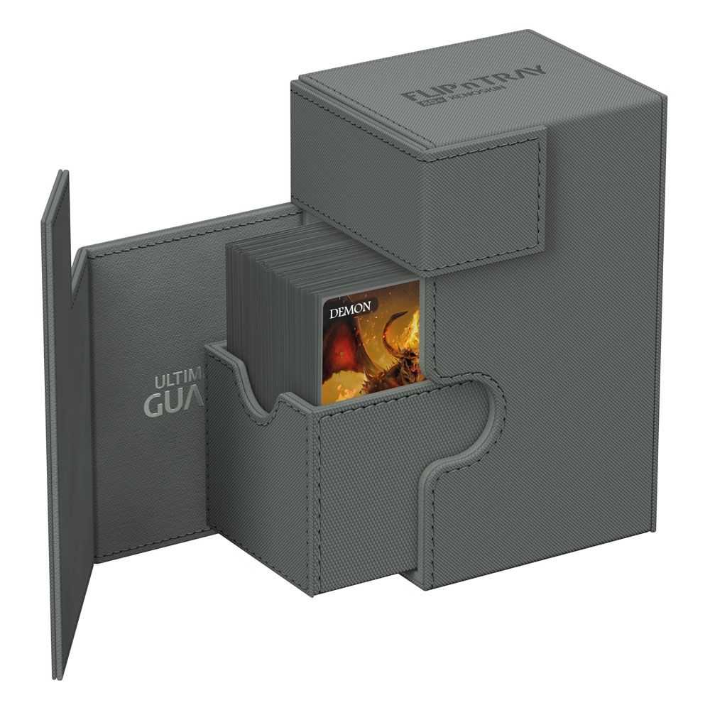 Ultimate Guard Flip`n`Tray 80+ XenoSkin Monocolor Gris