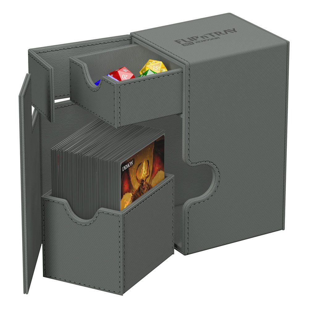 Ultimate Guard Flip`n`Tray 80+ XenoSkin Monocolor Gris