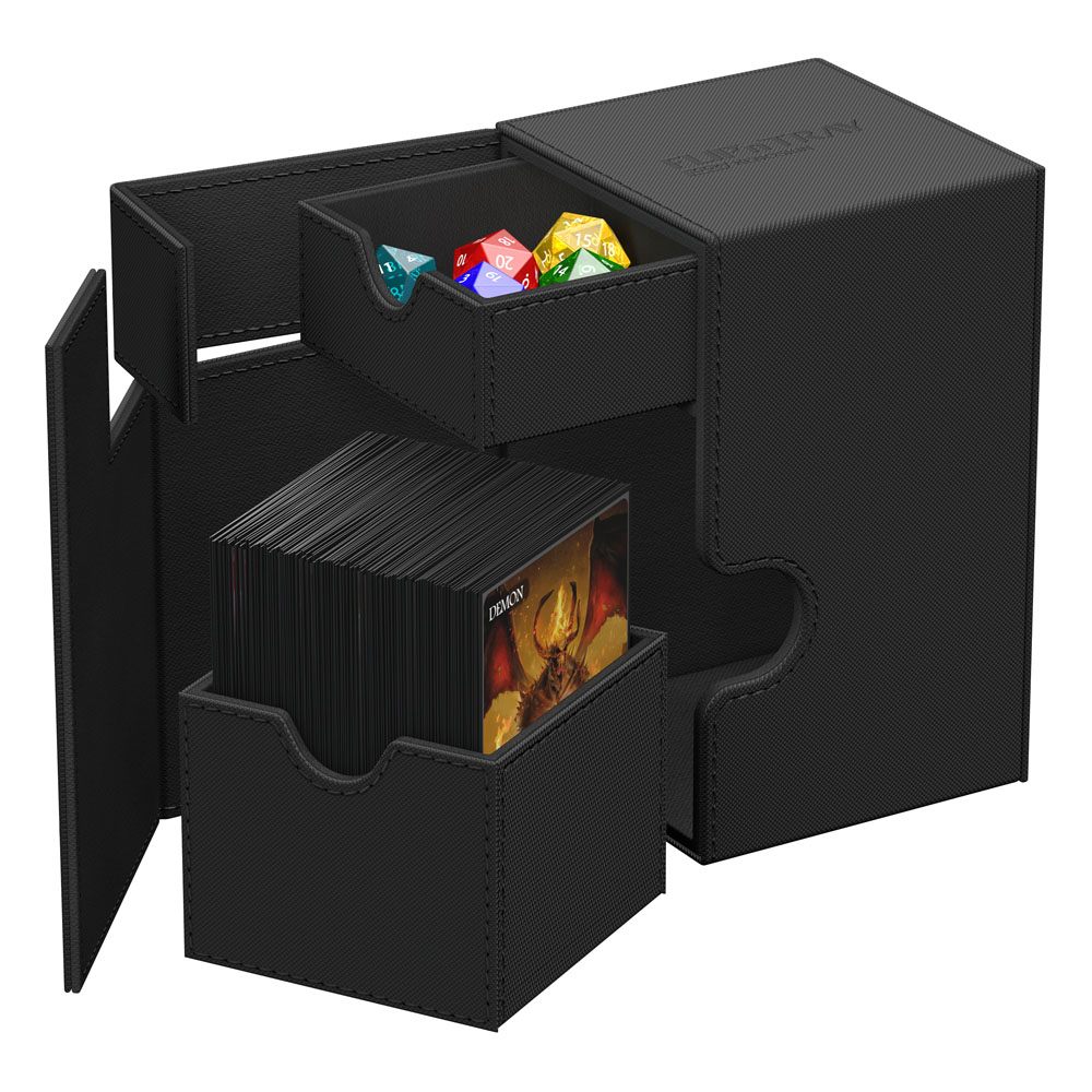 Ultimate Guard Flip`n`Tray 100+ XenoSkin Monocolor Negro