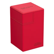 Ultimate Guard Flip`n`Tray 100+ XenoSkin Monocolor Rojo