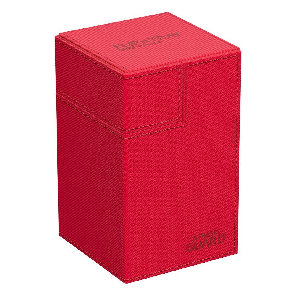 Ultimate Guard Flip`n`Tray 100+ XenoSkin Monocolor Rojo Frikytopia