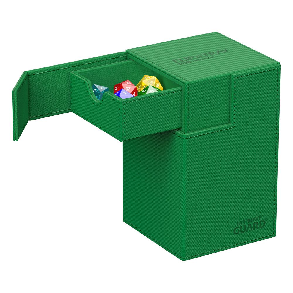 Ultimate Guard Flip`n`Tray 100+ XenoSkin Monocolor Verde