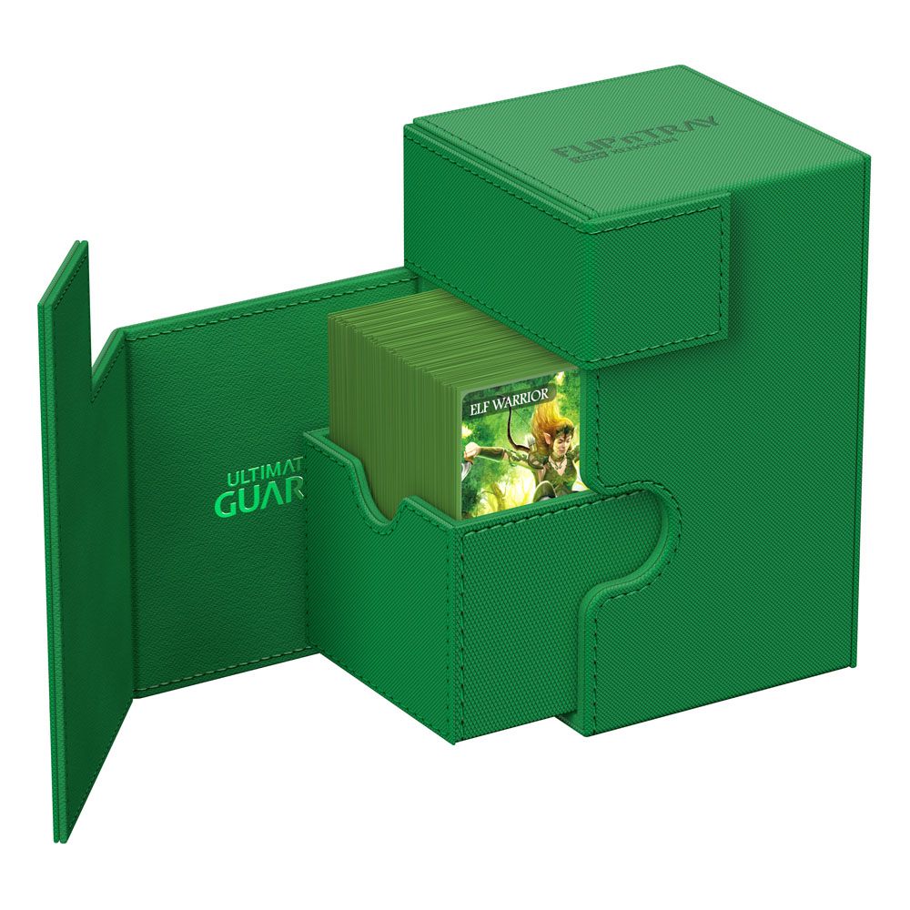 Ultimate Guard Flip`n`Tray 100+ XenoSkin Monocolor Verde