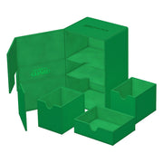 Ultimate Guard Twin Flip`n`Tray 160+ XenoSkin Monocolor Verde