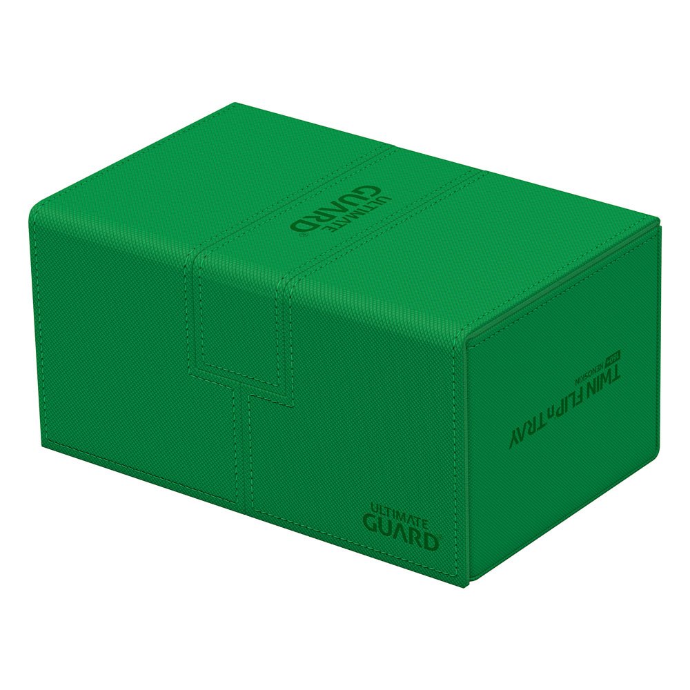 Ultimate Guard Twin Flip`n`Tray 160+ XenoSkin Monocolor Verde