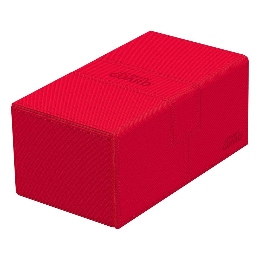 Ultimate Guard Twin Flip`n`Tray 200+ XenoSkin Monocolor Rojo Frikytopia