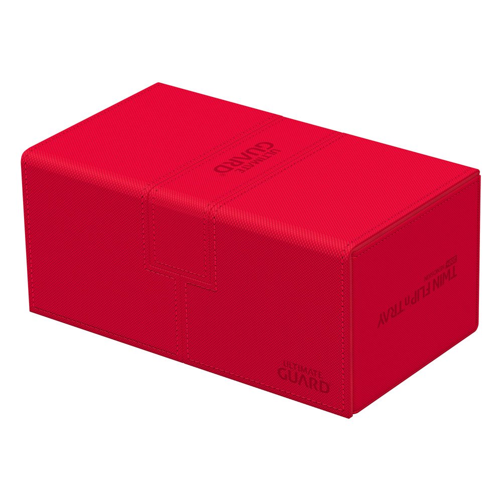 Ultimate Guard Twin Flip`n`Tray 200+ XenoSkin Monocolor Rojo