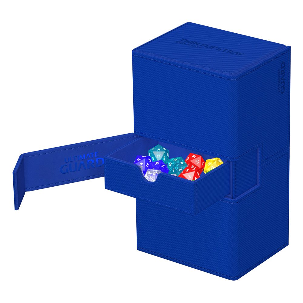 Ultimate Guard Twin Flip`n`Tray 200+ XenoSkin Monocolor Azul