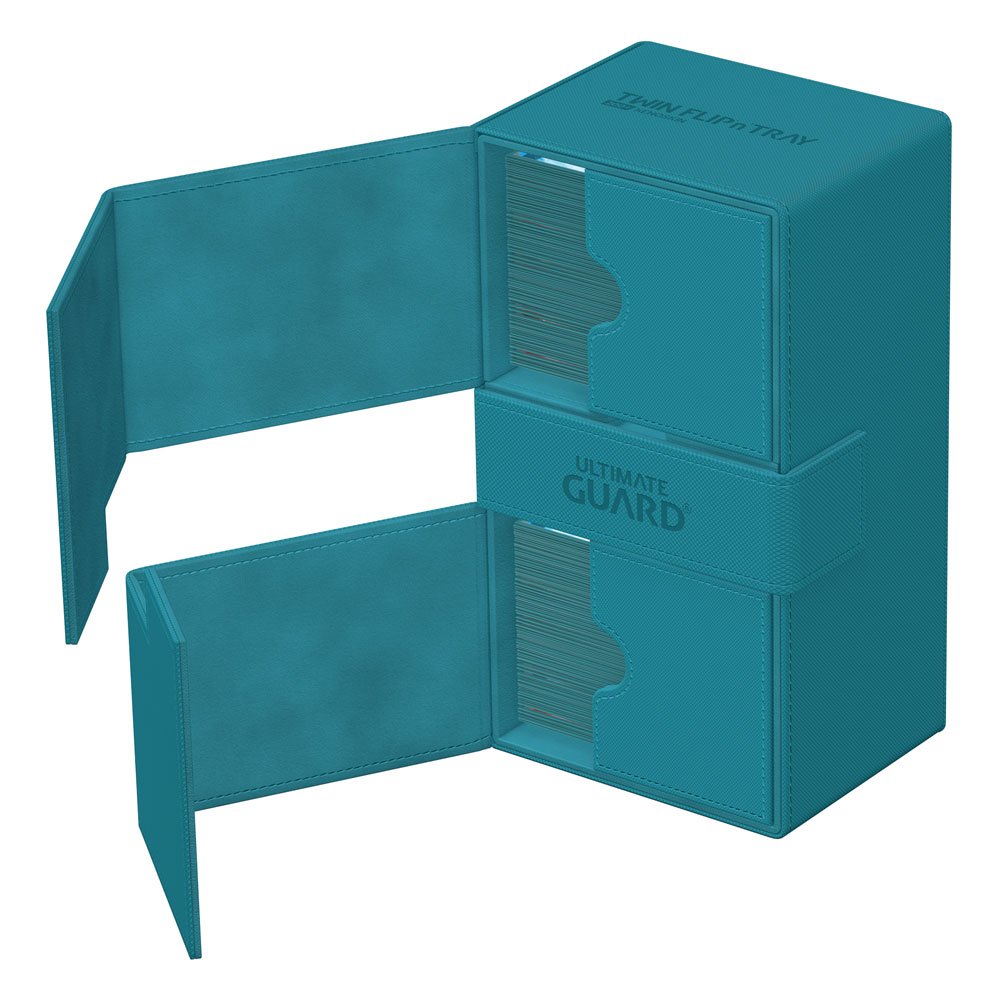 Ultimate Guard Twin Flip`n`Tray 200+ XenoSkin Monocolor Gasolina Azul