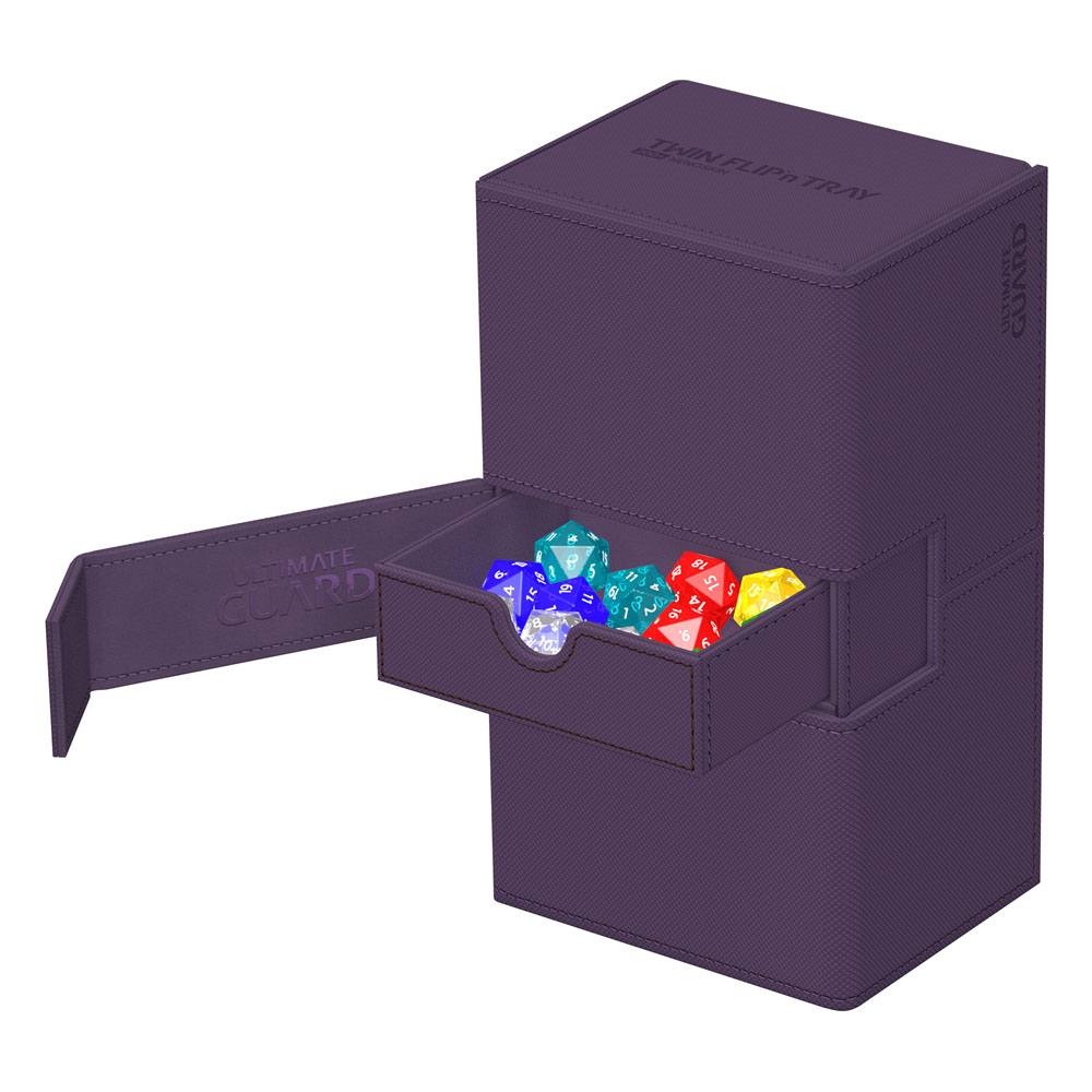 Ultimate Guard Twin Flip`n`Tray 200+ XenoSkin Monocolor Violeta