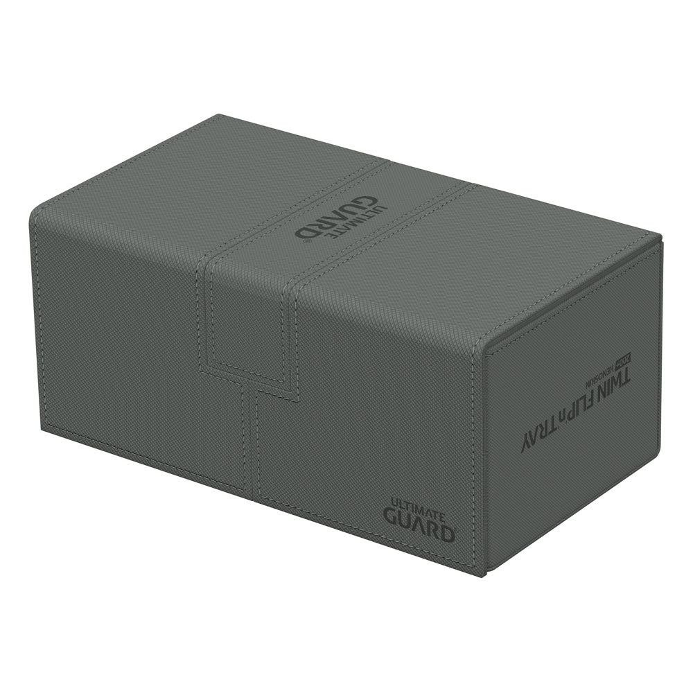 Ultimate Guard Twin Flip`n`Tray 200+ XenoSkin Monocolor Gris