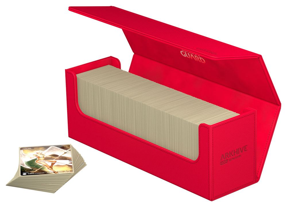 Ultimate Guard Arkhive 400+ XenoSkin Monocolor Rojo
