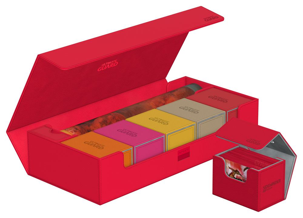 Ultimate Guard Superhive 550+ XenoSkin Monocolor Rojo
