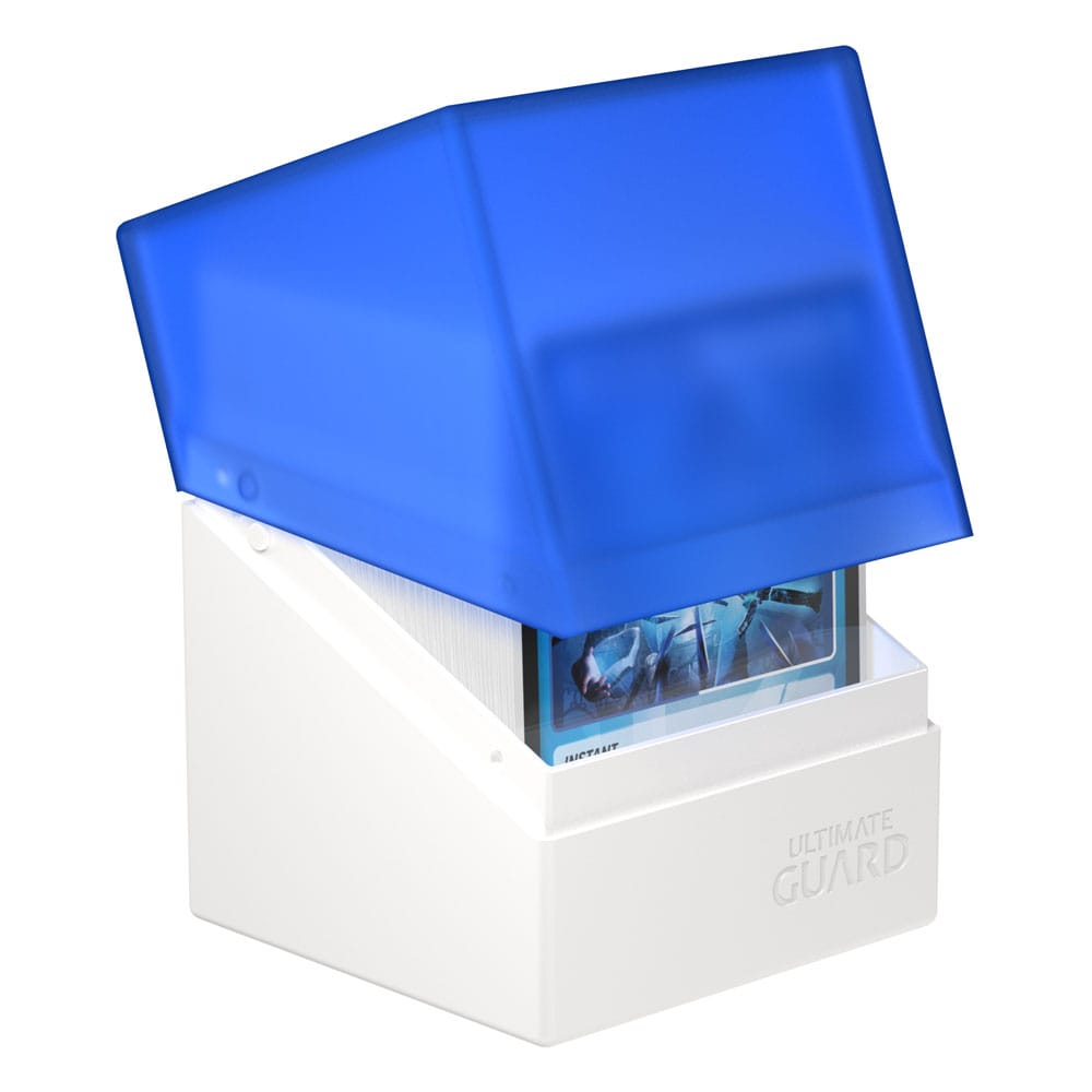 Ultimate Guard Boulder Deck Case 100+ SYNERGY Azul/Blanco