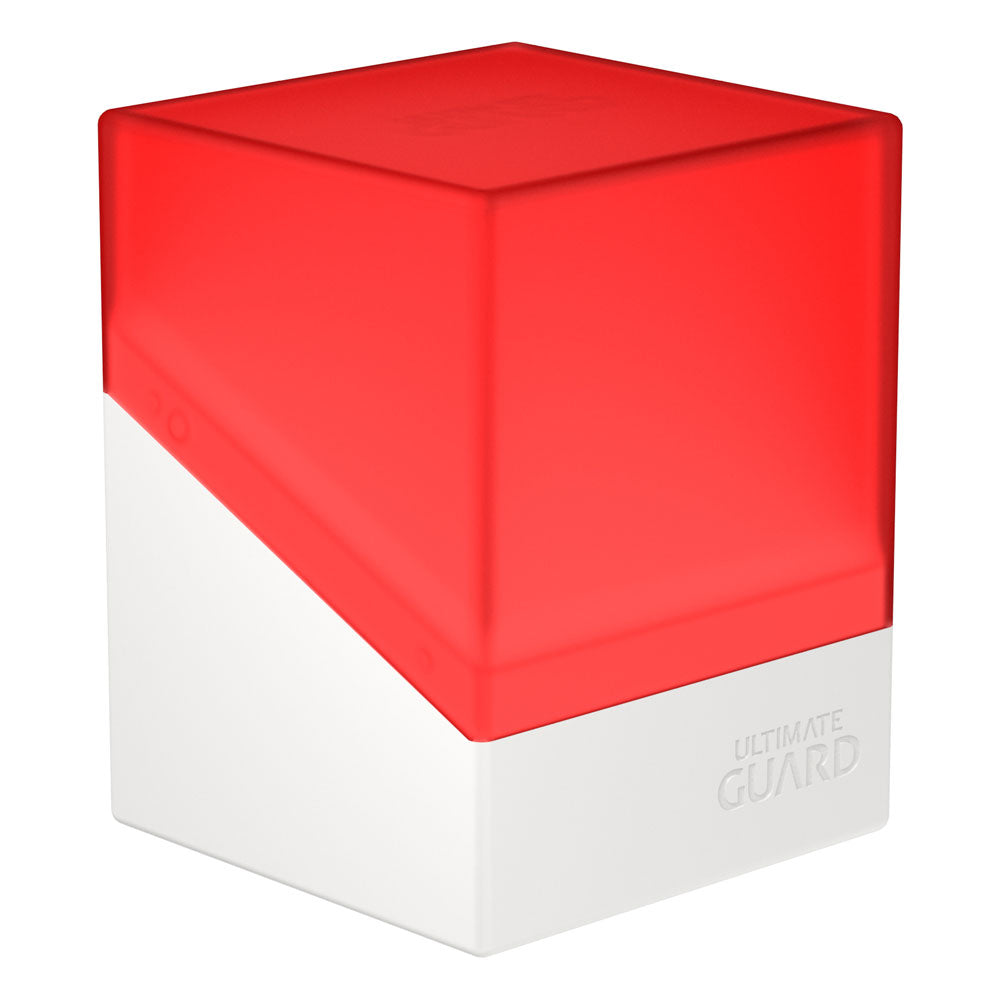 Ultimate Guard Boulder Deck Case 100+ SYNERGY Rojo/Blanco Frikytopia