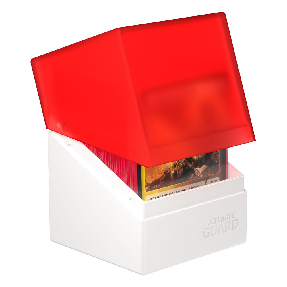 Ultimate Guard Boulder Deck Case 100+ SYNERGY Rojo/Blanco