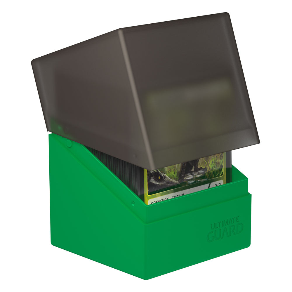 Ultimate Guard Boulder Deck Case 100+ SYNERGY Negro/Verde
