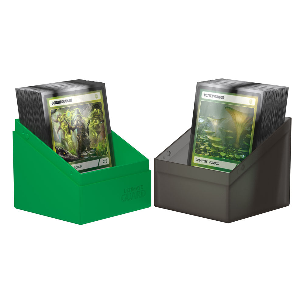 Ultimate Guard Boulder Deck Case 100+ SYNERGY Negro/Verde