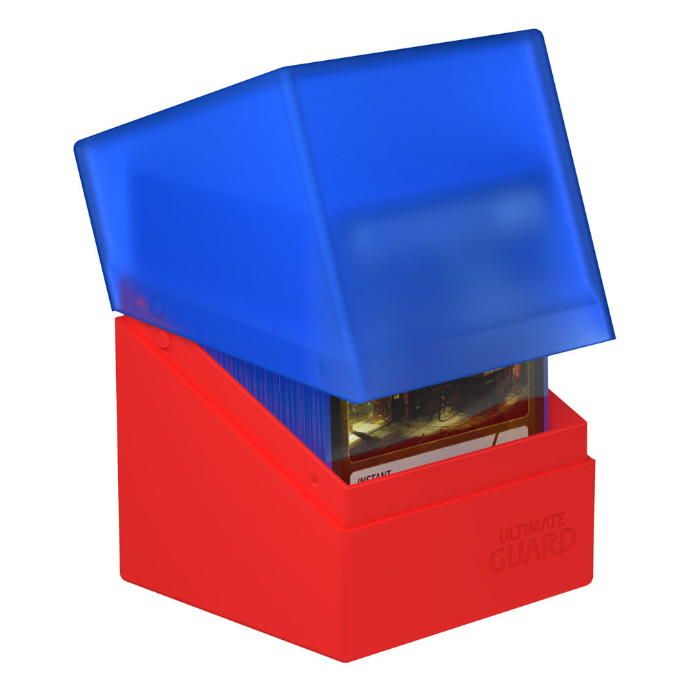 Ultimate Guard Boulder Deck Case 100+ SYNERGY Azul/Rojo