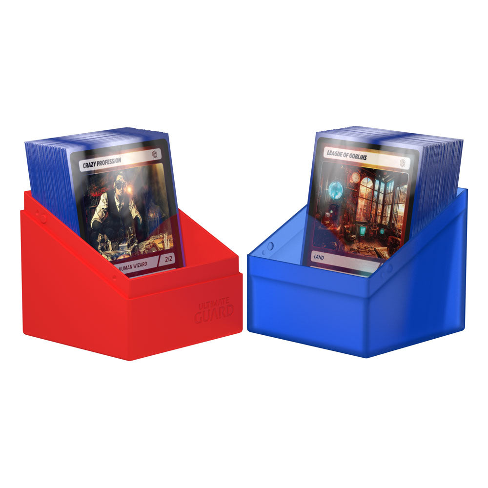 Ultimate Guard Boulder Deck Case 100+ SYNERGY Azul/Rojo