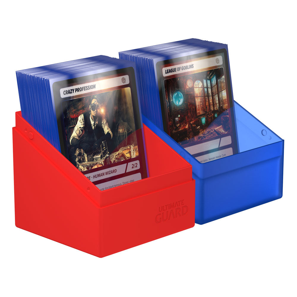 Ultimate Guard Boulder Deck Case 100+ SYNERGY Azul/Rojo