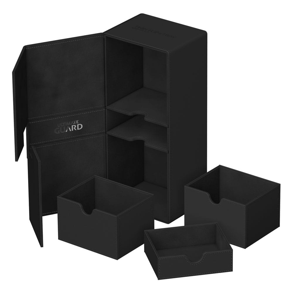 Ultimate Guard Twin Flip`n`Tray 266+ Xenoskin Negro