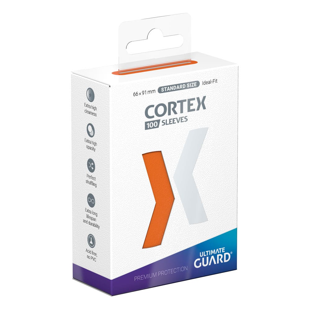 Ultimate Guard Cortex Sleeves Tamaño Estándar Naranja (100) Frikytopia