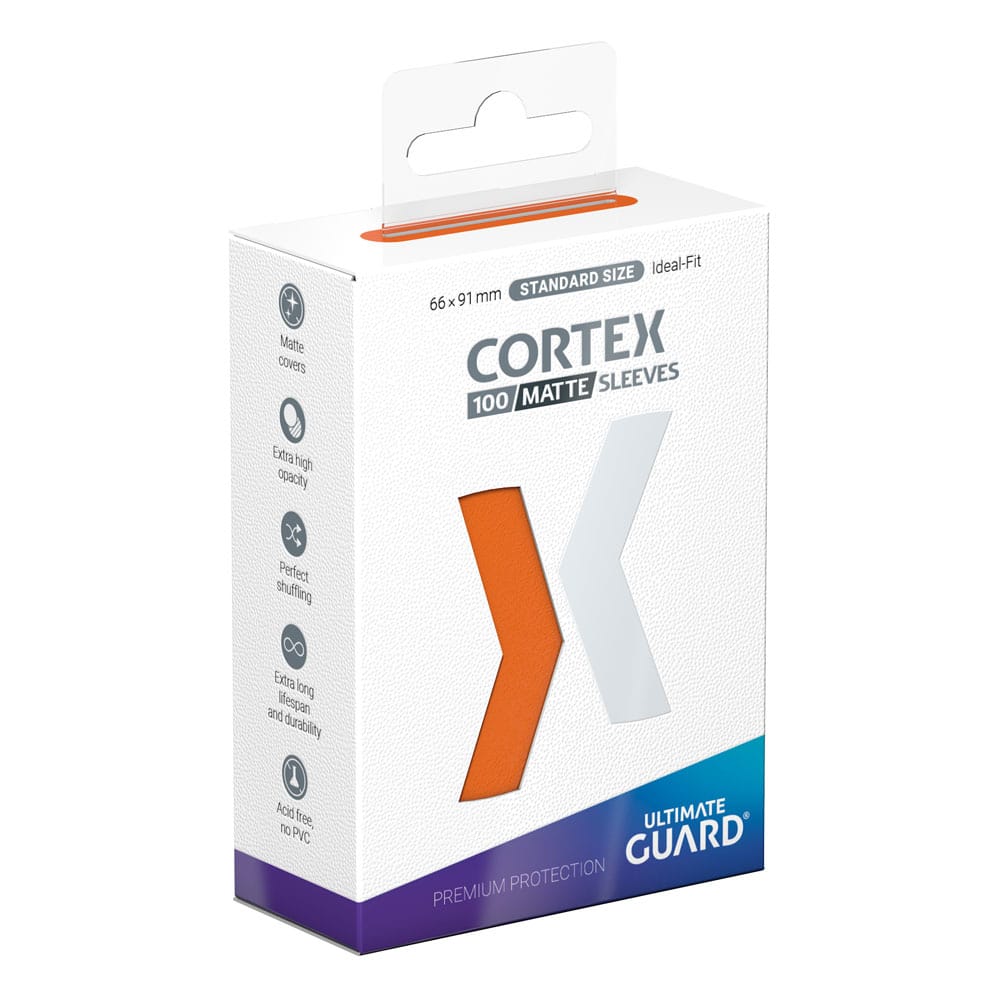 Ultimate Guard Cortex Sleeves Tamaño Estándar Naranja Mate (100) Frikytopia