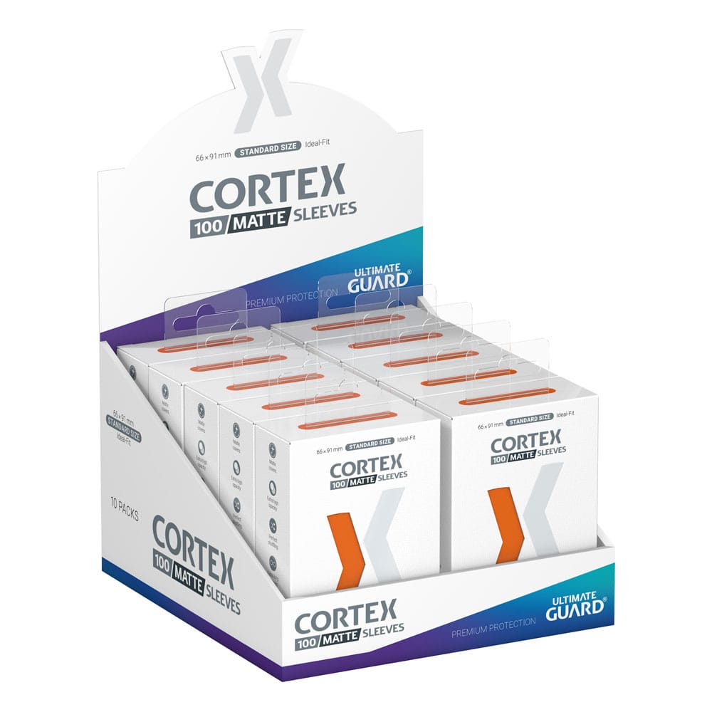 Ultimate Guard Cortex Sleeves Tamaño Estándar Naranja Mate (100)