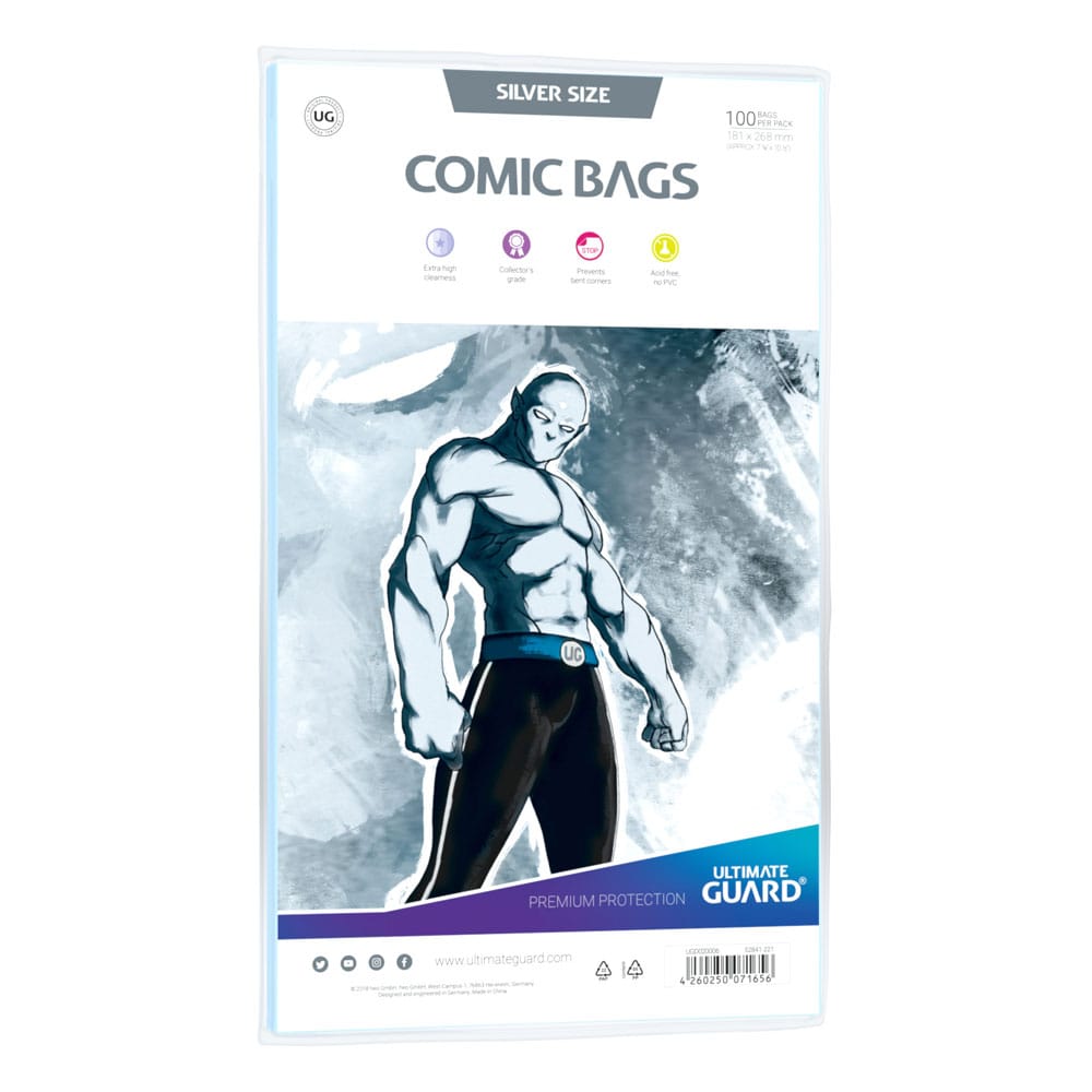 Ultimate Guard Comic Bags Bolsas de Comics Silver Size (100)