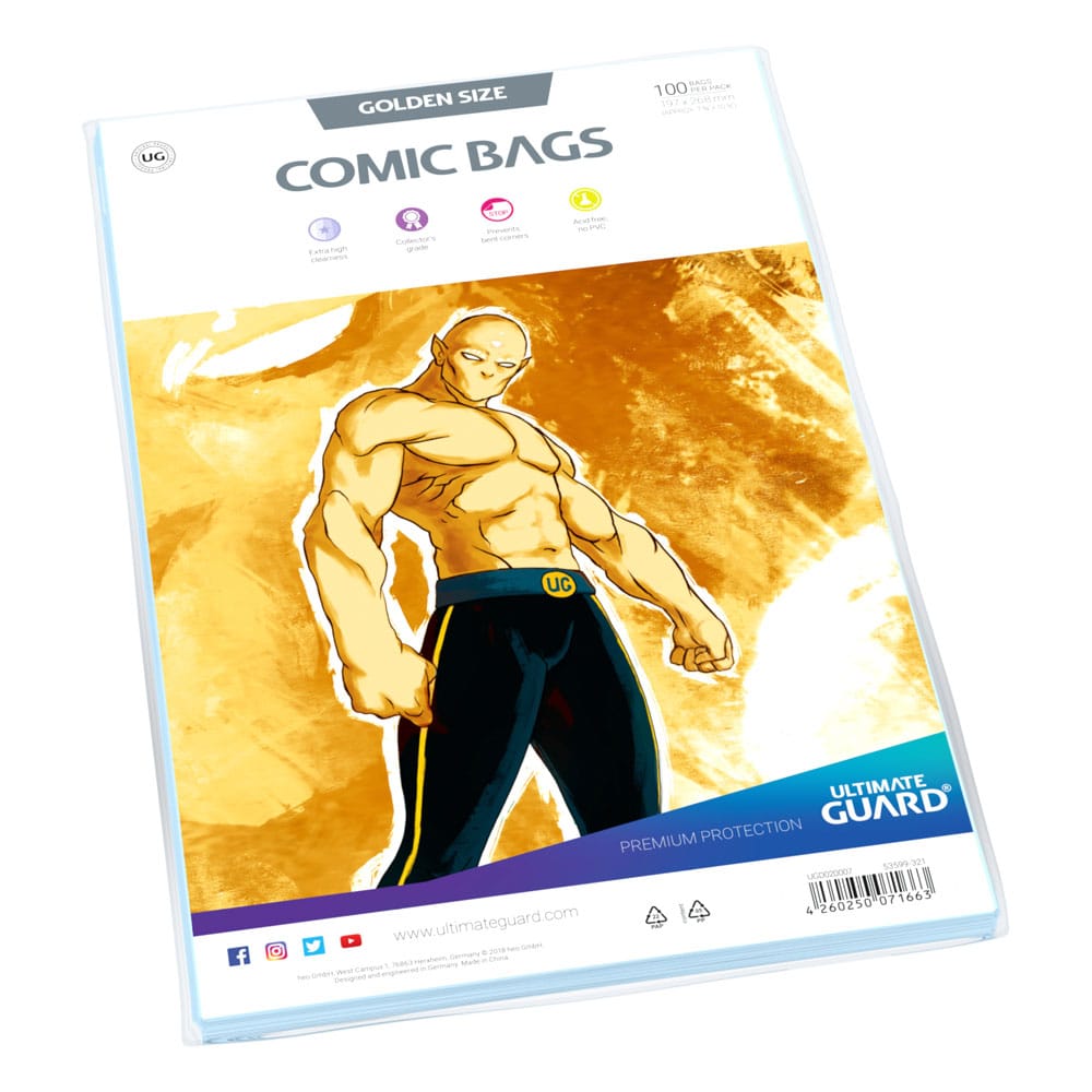 Ultimate Guard Comic Bags Bolsas de Comics Golden Size (100)