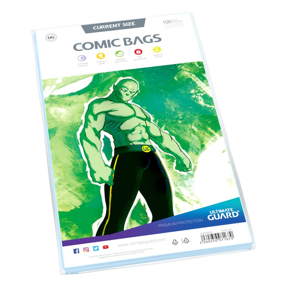 Ultimate Guard Comic Bags Bolsas de Comics Current Size (100)