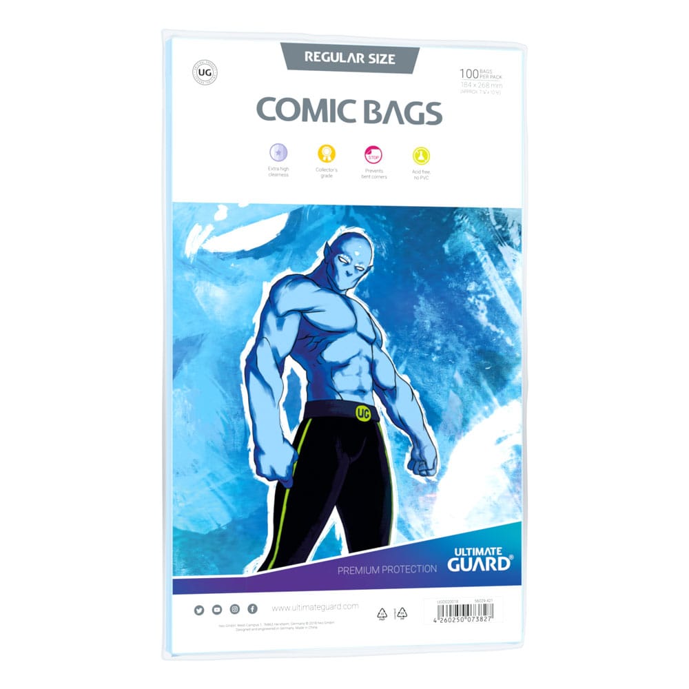 Ultimate Guard Comic Bags Bolsas de Comics Regular Size 100