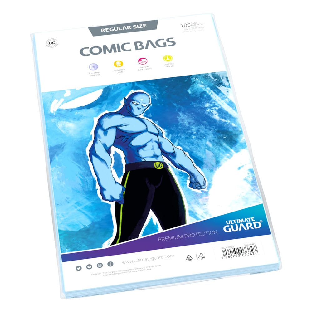Ultimate Guard Comic Bags Bolsas de Comics Regular Size 100